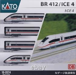 KATO N Gauge ICE4 Basic Set, 4-Car Model Train, 10-2074