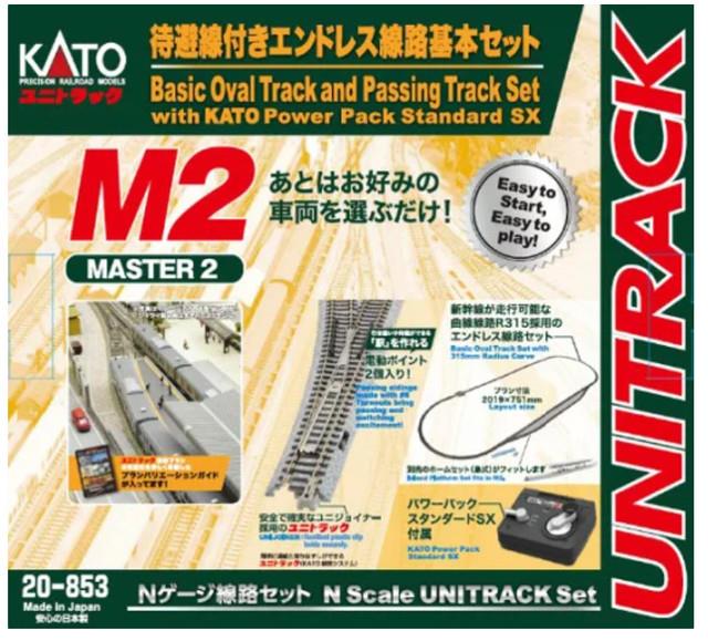 Kato N Gauge M2 Endless Basic Set 20-853 Model Train Express Railway Track