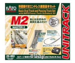 KATO N Gauge M2 Endless Basic Set Master 2 with Standby Line 20-853 Model Train JP KATO N Gauge M2 Endless Basic Set Master 2 with Standby Line 20-853 Model Train JP