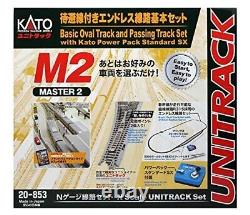 KATO N Gauge M2 Endless with Standby Line BasicSet Master2 20-853 Model Train KATO N Gauge M2 Endless with Standby Line BasicSet Master2 20-853 Model Train