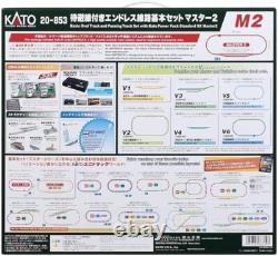 KATO N Gauge M2 Endless with Standby Line Basic Set 20-853 Model Train Master 2 KATO N Gauge M2 Endless with Standby Line Basic Set 20-853 Model Train Master 2