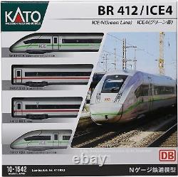 KATO N Gauge Scale DB ICE4 Green Line #9034 4-Car Basic Set Model Train 10-1542