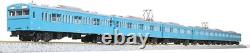 KATO N Gauge Series 103 Sky Blue 4-Car Set 10-1743A Model Train