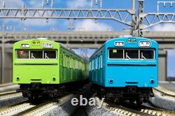 KATO N Gauge Series 103 Sky Blue 4-Car Set 10-1743A Model Train