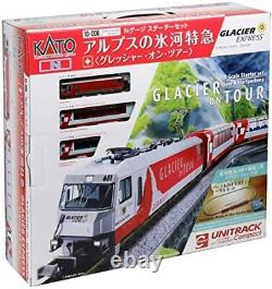 KATO N Gauge Starter Set Alps Glacier Express Glacier On Tour 10-006 Model Train