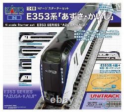KATO N Gauge Starter Set E353series Azusa Kaiji 10-028 4car+Unitrack Model Train