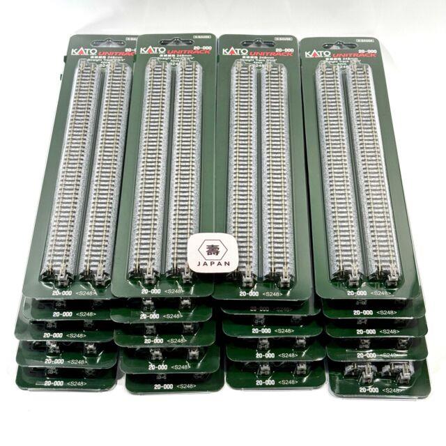 Kato N Gauge Straight Track 248mm 4pcs 20-000 Model Train 20 Packs Japan