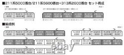 KATO N gauge 211series 5600+313series 2600 Tokaido Main-Line 10-1862 Model Train