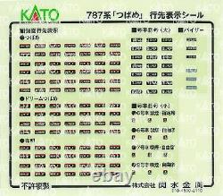 KATO N gauge 787series Tsubame 9cars Set 10-1615 Model Train Silver JR Kyushu