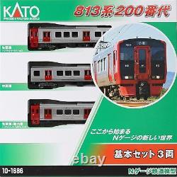 KATO N gauge 813series 200th Basic Set 3cars 10-1686 Model Train JR Kyushu Japan