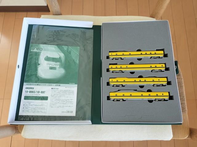 Kato N Gauge 923type 3000series Doctor Yellow Add-on Set 4car 10-897 Model Train