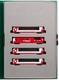 Kato N Gauge Alps Glacier Express Add-on 4-car Set Model Train Japan Import