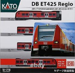 KATO N gauge DB ET425 type suburban train DB REGIO 4-car set 10-1716 Model train KATO N gauge DB ET425 type suburban train DB REGIO 4-car set 10-1716 Model train
