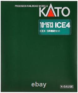KATO N gauge ICE4 5 car addition set 10-1513 railway model train new New KATO N gauge ICE4 5 car addition set 10-1513 railway model train new New