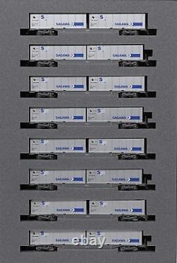 KATO N gauge M250 Super Rail Cargo U50A Container Loading-B 10-1723 Model Train