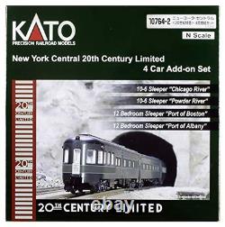 KATO N gauge New York Central 20th Century Limited Express 10764-2 Model Train KATO N gauge New York Central 20th Century Limited Express 10764-2 Model Train