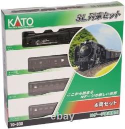 KATO N gauge SL train set 4-Car Set 10-830 model railroad passenger car