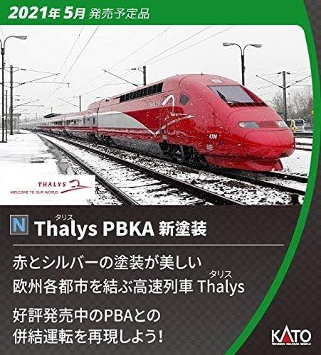 Kato N Gauge Thalys Pbka New Paint 10cars Set 10-1658 Model Train Red Railway