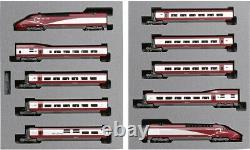 KATO N gauge Thalys Painted 10car Set 10-1657 Model Train 20th Anniversary