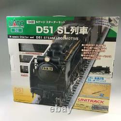 KATO N gauge starter D51 SL train 10-032 model Railroad Introductory Set Railway