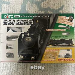 KATO N gauge starter D51 SL train Type M1 10-005 model Railroad Introductory Set