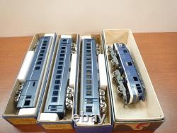 KTM HO Gauge Model Train ED5861 Electric Locomotive and Passenger Car Set #5595c