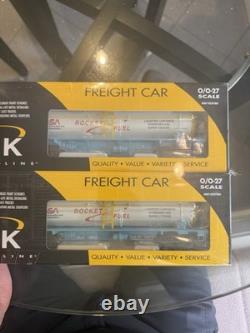 K-Line K635-8016 NASA Rocket Fuel Double Dome Tank Car O Gauge Model Train Car
