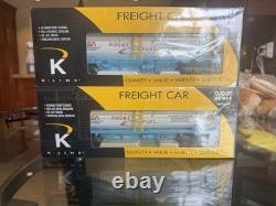 K-Line K635-8016 NASA Rocket Fuel Double Dome Tank Car O Gauge Model Train Car