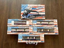 K-Line K-1122 O Gauge American Freedom Steam Passenger Train Set EX/Box