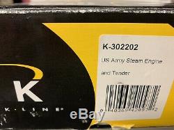 K-line By Lionel Us Army Pacific Steam Engine! For O Gauge Set United States