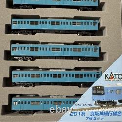 Kato 201 Series Keihanshin Local Line 7-Car Set N Gauge Model Train With