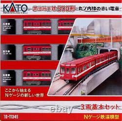 Kato N-GAUGE Model Railway Type 500 Marunouchi Line Red Train 10-1134S Kato N-GAUGE Model Railway Type 500 Marunouchi Line Red Train 10-1134S
