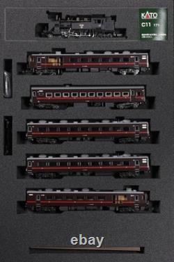 Kato N Gauge C11 171+14 Series 500 Winter Wetlands 6 Car Set Model Train 10-1958