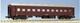 Kato N Gauge Ohani 36 Brown 5077-1 Model Train Passenger Car