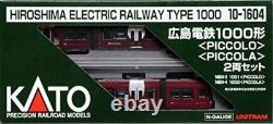 Kato N gauge Hiroshima Electric Railway 1000 PICCOLO PICCOLA Set 10-1604 Train