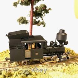Kiso Forest Railway B1 Locomotive Tsubomi-Do Ho 16.5Mm Gauge Model Train Rear