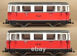 LGB 2065 Wismar Twin Railcar Set (Power/Dummy) G-Gauge USED