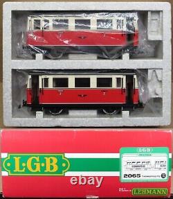 LGB 2065 Wismar Twin Railcar Set (Power/Dummy) G-Gauge USED
