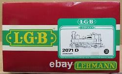 LGB 2071 D 0-6-2 Zillertal Bahn Steam Engine G-Gauge LNIB