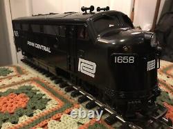 LGB 21570 F7 Locomotive PENN CENTRAL runs smooth! G scale gauge Aristocraft