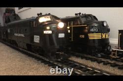 LGB 21570 F7 Locomotive PENN CENTRAL runs smooth! G scale gauge Aristocraft