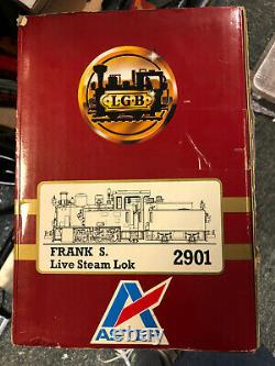 LGB/Aster 2901 Frank S Steam Engine LIVE STEAM withBox G-Gauge A Beauty