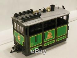 LGB G GAUGE 2150 Elias Steam Tram Locomotive No 13 Green livery with lights. Bxd