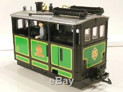 LGB G GAUGE 2150 Elias Steam Tram Locomotive No 13 Green livery with lights. Bxd