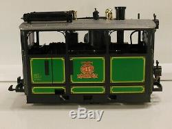 LGB G GAUGE 2150 Elias Steam Tram Locomotive No 13 Green livery with lights. Bxd