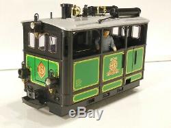 LGB G GAUGE 2150 Elias Steam Tram Locomotive No 13 Green livery with lights. Bxd