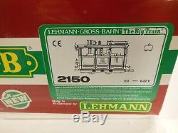 LGB G GAUGE 2150 Elias Steam Tram Locomotive No 13 Green livery with lights. Bxd