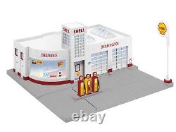 LIONEL 6-84496 SHELL SERVICE STATION, O GAUGE 1/48 SCALE PlugnPlay NEW IN BOX