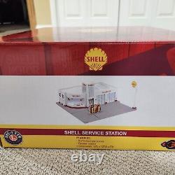 LIONEL 6-84496 SHELL SERVICE STATION, O GAUGE 1/48 SCALE PlugnPlay NEW IN BOX