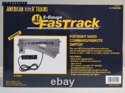 LIONEL AMERICAN FLYER FASTRACK R20 RIGHT COMMAND/REMOTE SWITCH S Gauge 6-47940